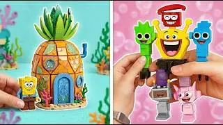 Kits LEGO Sprunki vs SpongeBob! 🧱🍍 *Novas ideias de sets e gadgets legais*