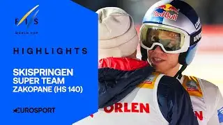 Klare Angelegenheit im neuen Modus | Highlights deutsch | Super Team | Skispringen | Männer