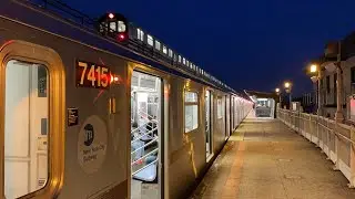 IRT Flushing Line: (7) Lcl and (7X) Exp Trains with Yard Move and Battery Runs @111 Street (R188)