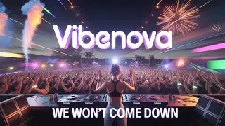 VibeNova &ndash; We Won&rsquo;t Come Down &ndash; (Official Techno EDM Music Video 2026) | AI Cinematic