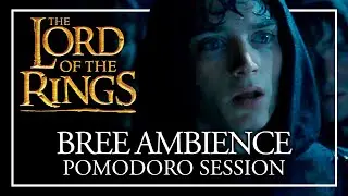 STUDY IN BREE - Pomodoro Session - Lord of the Rings ASMR