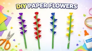 How To Make Paper Flower | Beautiful Paper Flower | DIY Paper Flower #diy