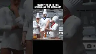 would you ever go to this restaurant for 100000$? #shorts #scary #horror #chef #cooking