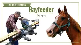 It's Too Cold To Feed Horses | Building a Hay Feeder