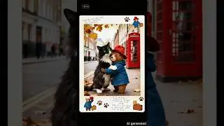 mon chat Igor avec paddington 😁abonnez-vous suivez mes aventures #animals #chat #animation #cat