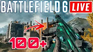 LIVE - BF6: 100+ Kills AK4D @22:30 Mirak Valley Conquest - Low 85 FOV & 20/80 Sensitivity Settings