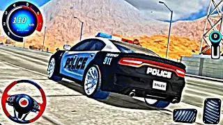 US Police Car Chase 2025 | Dodge Charger Cop Patrol Missions | Police Simulator: Car Patrol Android