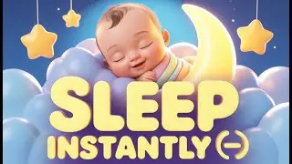 Baby Sleep All Night 💙 Mozart & Brahms Lullabies with Soft Piano Sounds #whitenoise #babysleepmusic