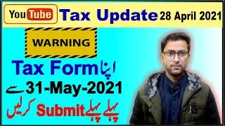 Email from YouTube Creators | Submit your tax info till May 31,2021 | immediate action needed