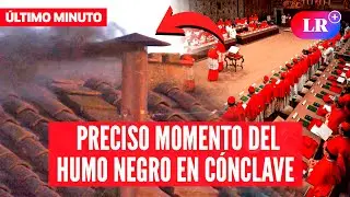 🚨&Uacute;LTIMO MINUTO: sale HUMO NEGRO de la PRIMERA FUMATA del C&Oacute;NCLAVE: a&uacute;n no hay NUEVO PAPA | #LR