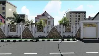 front main gate animation #arclumion #architecture