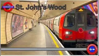 Jubilee Line Action at St  John's Wood Station - London Underground (21/11/2023)