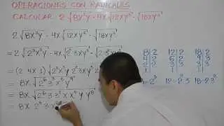 Multiplicación con radicales de igual índice. Ejemplo 3