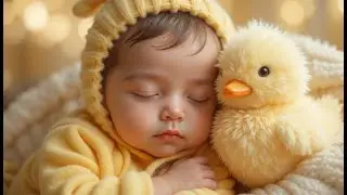 Baby Sleeping with Yellow Duck Toy 🐥💛 | 3 Hours Gentle Lullabies for Sweet Dreams #Lullaby
