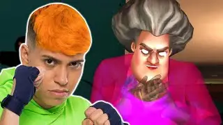 A PROFESSORA VIROU FANTASMA PARA ASSUSTAR OS ALUNOS NO HALLOWEEN!! (Scary Teacher 3D)