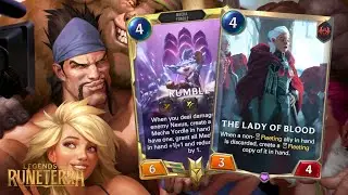 HOW TO PRODUCE BIG UNITS WITH 0 COST?! - Legends of Runeterra