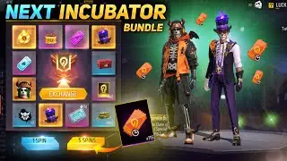 Next Incubator Free Fire | next incubator bundle return | free fire new event |