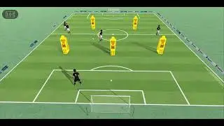 Build up8 (change of direction 2) - Formation 1-2-1-1 - (U7-U8)