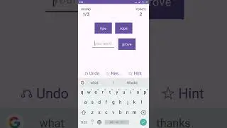 Worderer - #wordpuzzle #dailychallenge no.1 (unknown date 24)  #wordgames  #androidgames #braingames