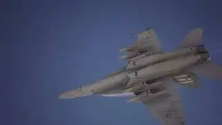 ACE COMBAT Low Flight Through Mountain Region