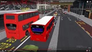 omsi 2 tour (1108) London bus P4 (partial) Brixton - Lewisham Centre (only to Gresham Road)