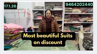 ਬਹੁਤ ਸੋਹਣੇ ਸੂਟ ਡਿਸਕਾਊਂਟ ਤੇ,Most beautiful suits on discount by firstchoice Faridkot 