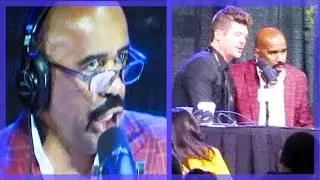 Steve Harvey Morning Radio Show Live in Atlanta w/ K. Michelle & Robin Thicke!