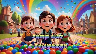 Jump Like a Jellybean! | Fun Freeze Dance & Color Song for Kids | MemoKids Songs #Labubu