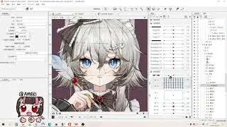 【Live2D Wip】the different of Apply Deformer to Child Elements & Blend Shape