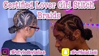 Heart Part & Stitch Braid Tutorial 💎
