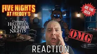 UNIVERSAL'S HALLOWEEN HORROR NIGHTS | FIVE NIGHTS AT FREDDY'S | ANNOUNCEMENT TRAILER | REACTION 