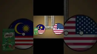 Twin Towers Malaysia and USA #countryballs #shorts #usa #malaysia #fypp #twintowers #fyppp #fyp