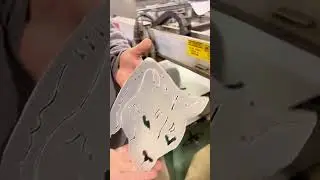 Using out sheet metal machine #sheetmetals #metal #artwork #metalart #metalartist #metalartwork