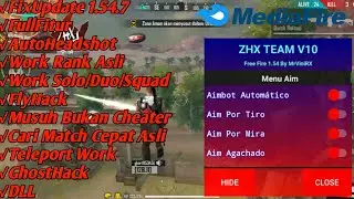 CHEAT FF TERBARU 2020 MOD MENU - ZHX TEAM V10 || MATCH CEPAT, MUSUH BUKAN CHEATER,WORK RANK