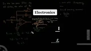 ECE Op Amp Low Pass Filter with cutoff frequency of 5 KHz - Electronics 1