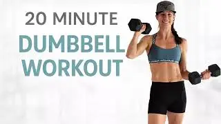 Dumbbell Workout at Home – Burn Fat & Tone in 20 Minutes