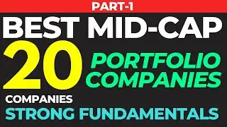 20 BEST MIDCAP COMPANIES FOR LONGTERM #midcapstock #beststocksforinvest Part-1