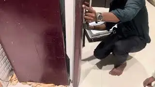 Double door fridge gasket fitting to easy by #technicalerror Only for massage no call 📞Mo.7490985217