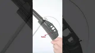 Wiper Blade Installation Instruction - Multi-functional Flat Wiper Blade NM-1005 - Adapter D