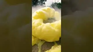 How to make Big Volcano Eruption from Coca - Cola & Mentos #shorts