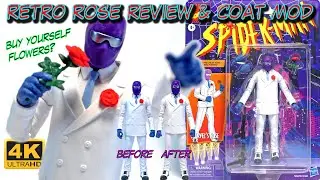 Rose Retro Unboxing Review and Coat Modification Hasbro Spider-Man Marvel Legends Head Swap