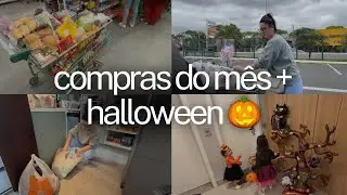 Compras do mês, corrida no parque e Halloween com as meninas 🎃