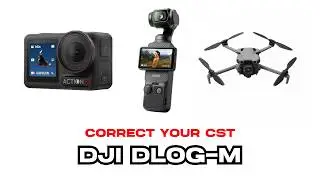 Вы используете неправильный CST для DJI D-Log M.