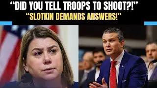 Slotkin Corners Hegseth Over Troops Using Force on Americans &ldquo;Answer YES or NO!&rdquo;
