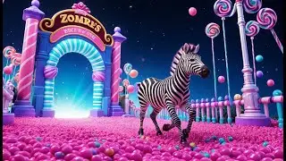 Zoomie Zebra&rsquo;s Roller Skate Party | Fun Zebra Song for Kids | Skating Rhyme Adventure
