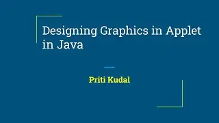 31 Designing Graphics in Applet