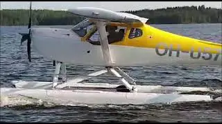FK-9 with installed 1450 straight floats