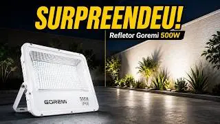 TESTEI Refletor SOLAR 500W Quanto Ilumina de Verdade?