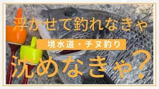【フカセ釣り】なんとしてもボウズは避けたい！激流の境水道編