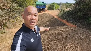 HÔM NAY LÀM LẠI CON ĐƯỜNG LÀNG & TRỒNG CỎ NUÔI CỪU 🐑 | CUỘC SỐNG NÔNG DÂN 